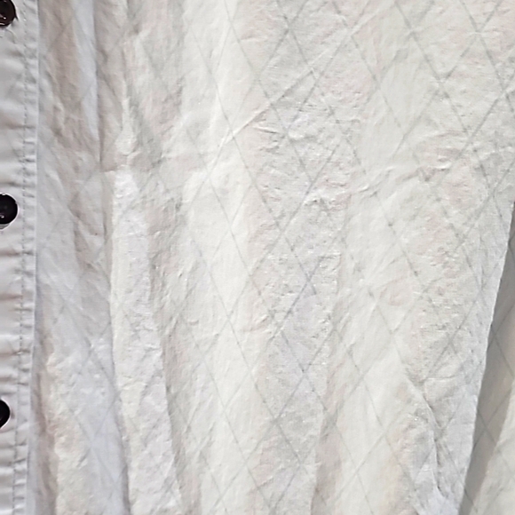 Amazon COOFANDY Crisp Cotton Shirt Contrast Trim Long sleeves large - Picture 10 of 11